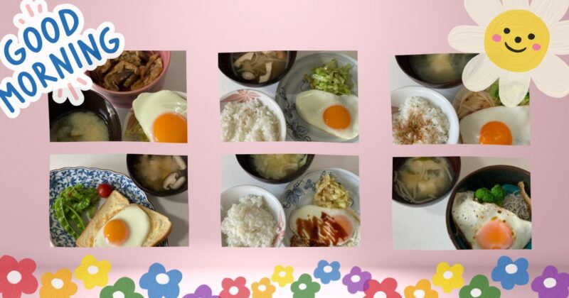 うちの朝ごはん-目玉焼き